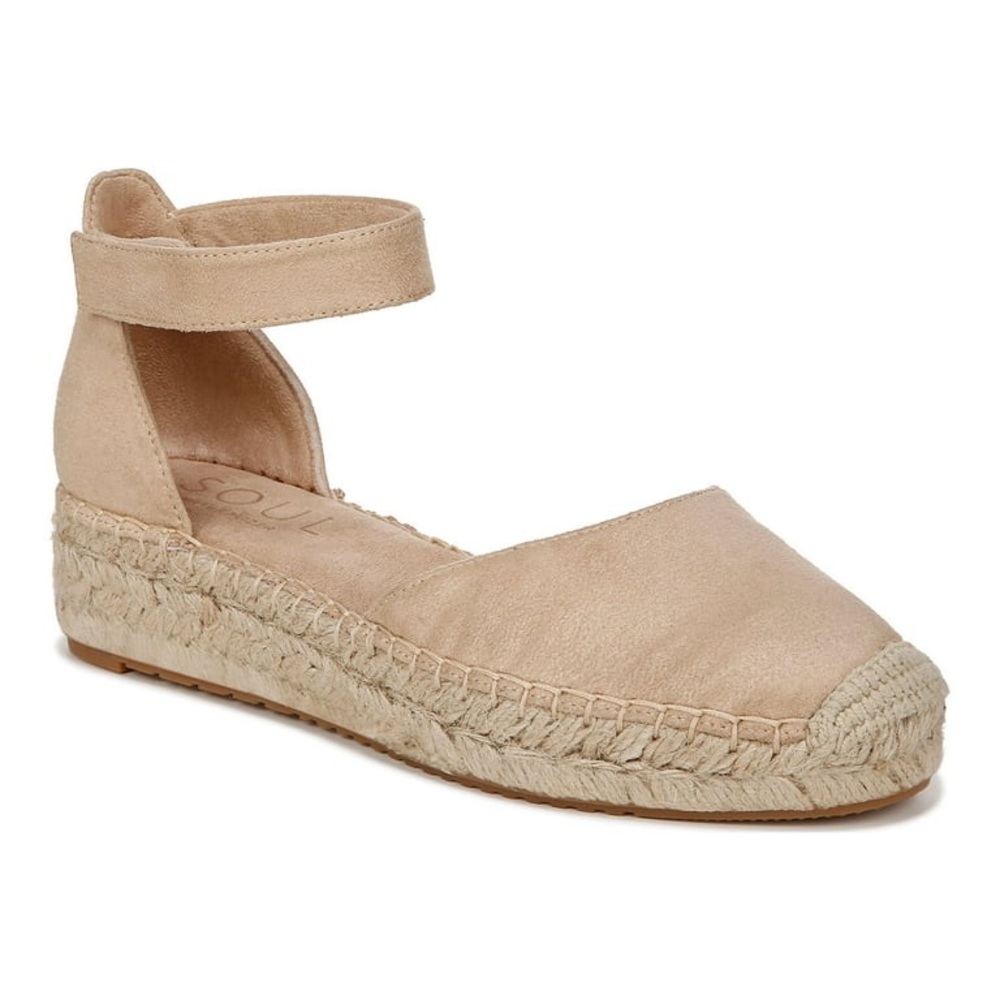 Soul Naturalizer Women's Tan Espadrille Wedge Sandals - Wide